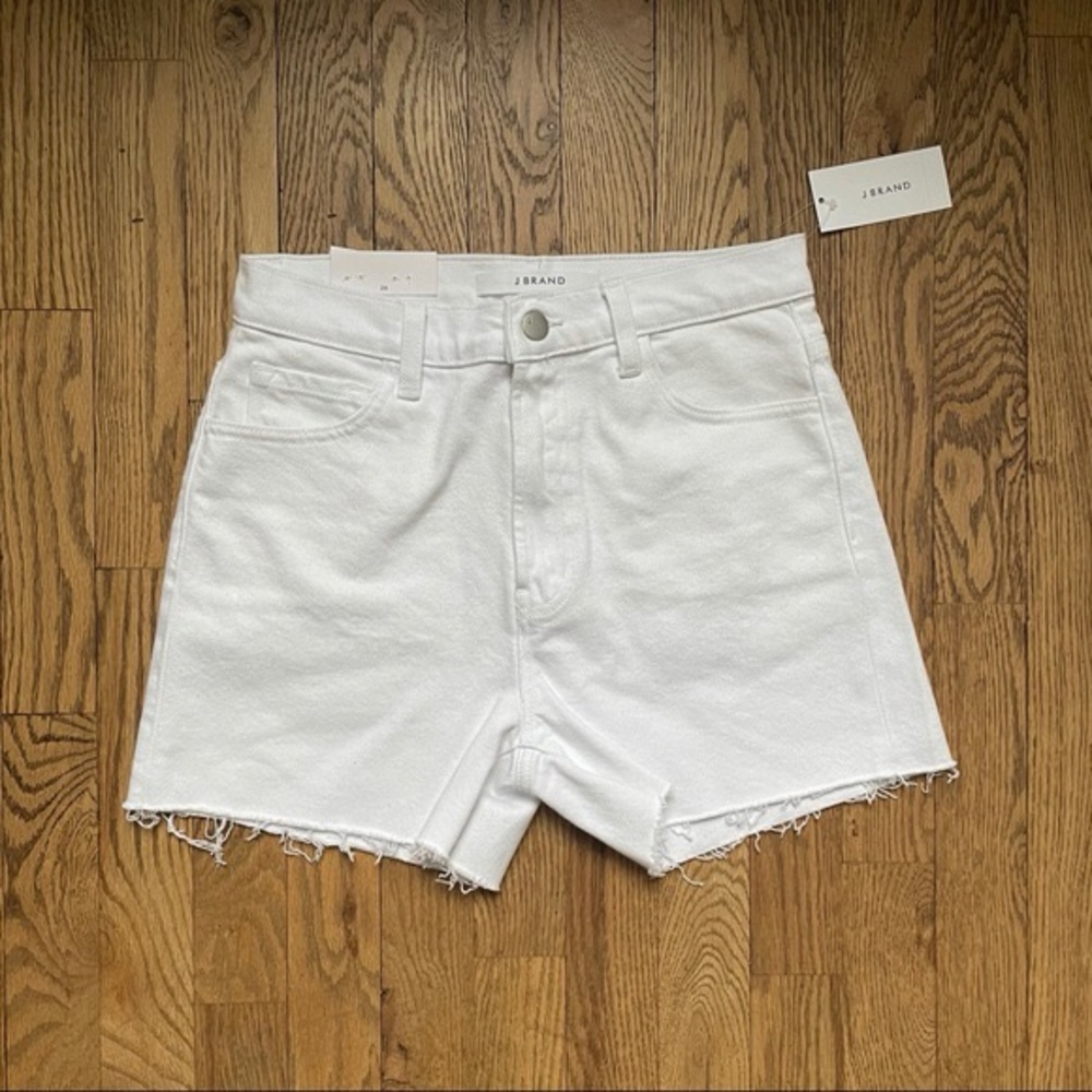 J Brand hi rise Jules Women's White Jean Shorts